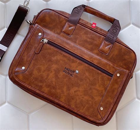 mont blanc replica laptop bags|mont blanc leather laptop bag.